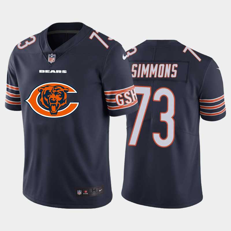 Nike Bears 73 Lachavious Simmons Navy Team Big Logo Vapor Untouchable Limited Jersey Dzhi,We sell and wholesale Nike Bears 73 Lachavious Simmons Navy Team Big Logo Vapor Untouchable Limited Jersey Dzhi on line form chian!